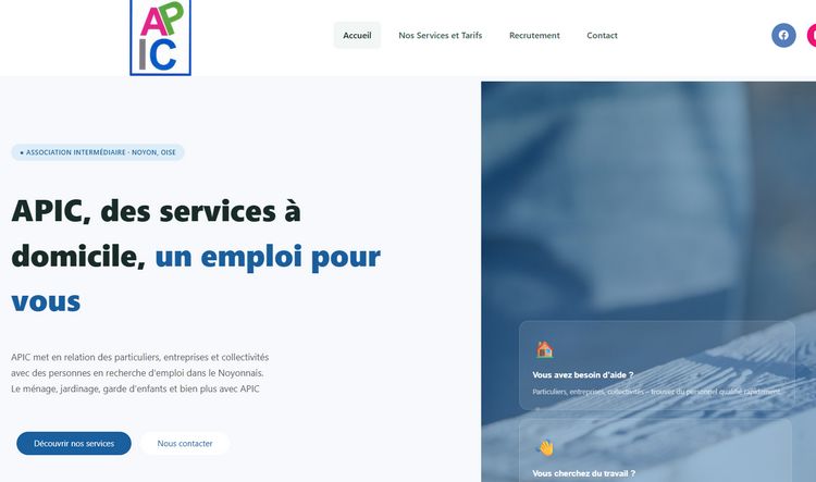 apic-site-internet-portfolio Site Internet APIC Noyon créé par LSMweb